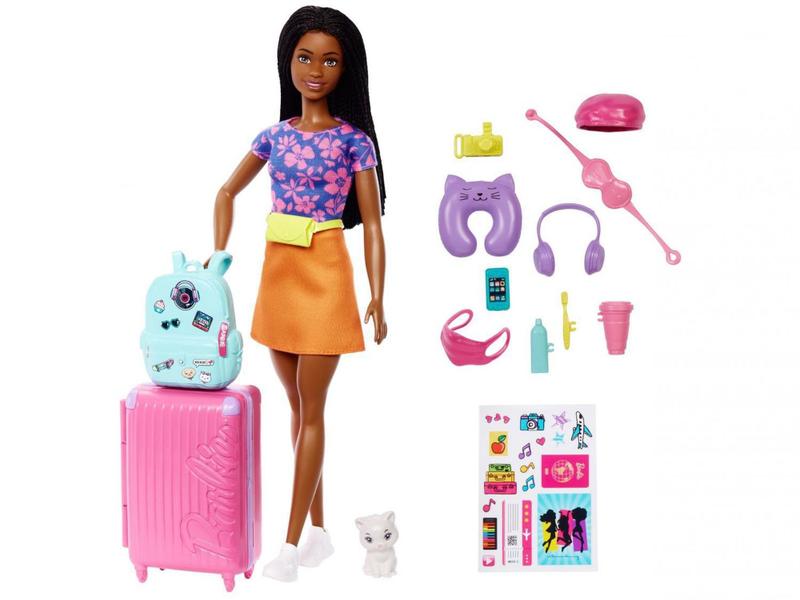 Boneca Barbie It Takes Two Brooklyn Viagem - com Acessórios Mattel ...