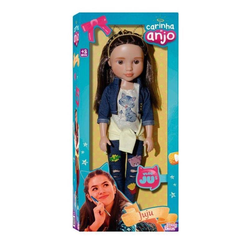 Boneca Juju Carinha De Anjo - Baby Brink 1841 - Bonecas - Magazine Luiza