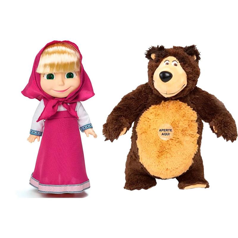 Boneca Masha E O Urso Com Som - Estrela - Bonecas - Magazine Luiza