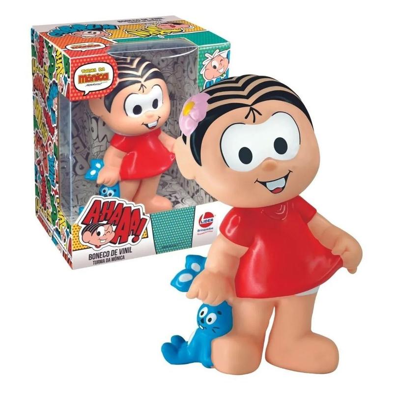 Boneca Mônica De Vinil Turma Da Mônica - Líder Brinquedos - Lider ...