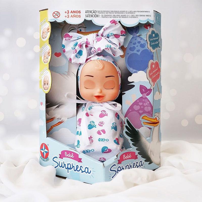 Boneca ou Boneco - Bebê Surpresa - 25 cm - Estrela - Bonecas - Magazine ...