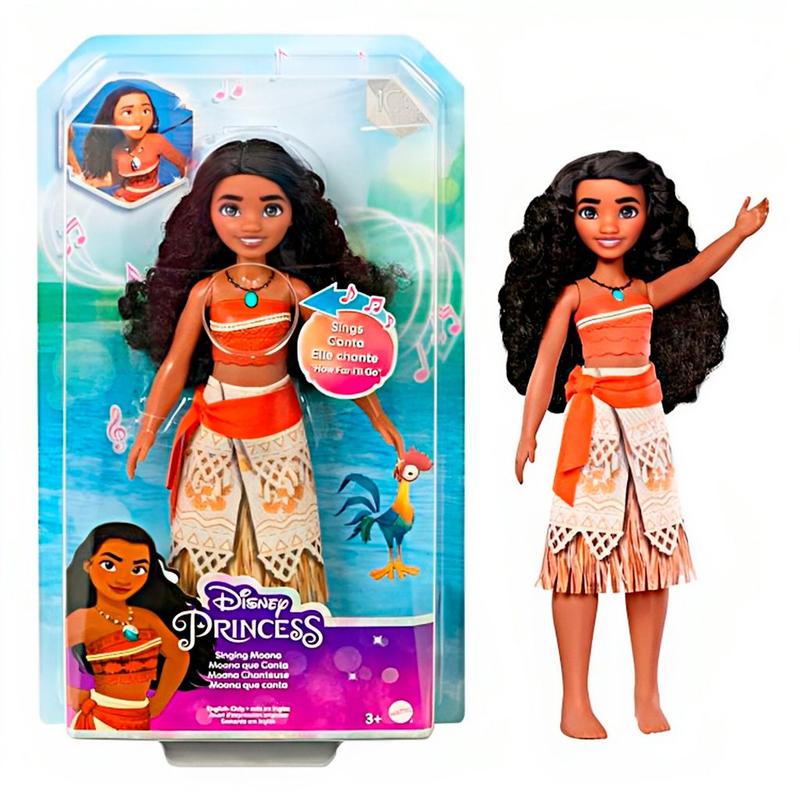 Boneca Princesa Moana Disney Música Mágica HPD95 - Mattel - Bonecas ...