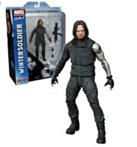Boneco Action Figure Soldado Invernal Marvel Select Capitão América ...