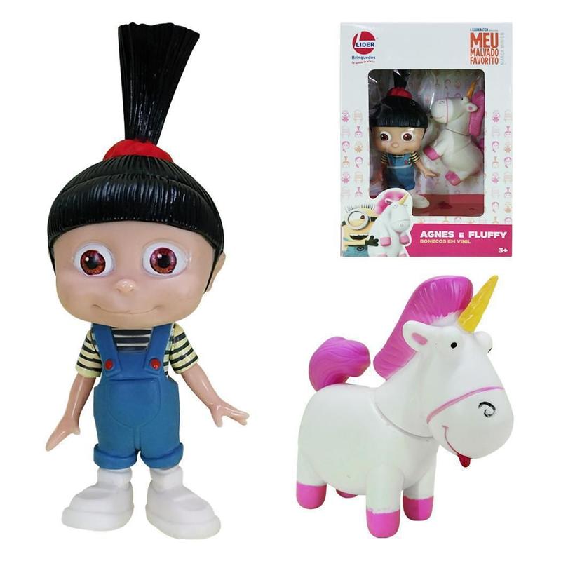 Boneco Agnes E Fluffy Meu Malvado Favorito Brinquedo Vinil - Lider ...