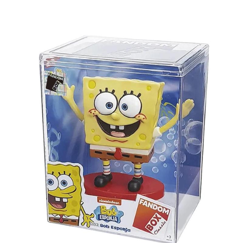 Boneco Bob Esponja Fandobox Lider 9cm Colecionável LIDER BRINQUEDOS