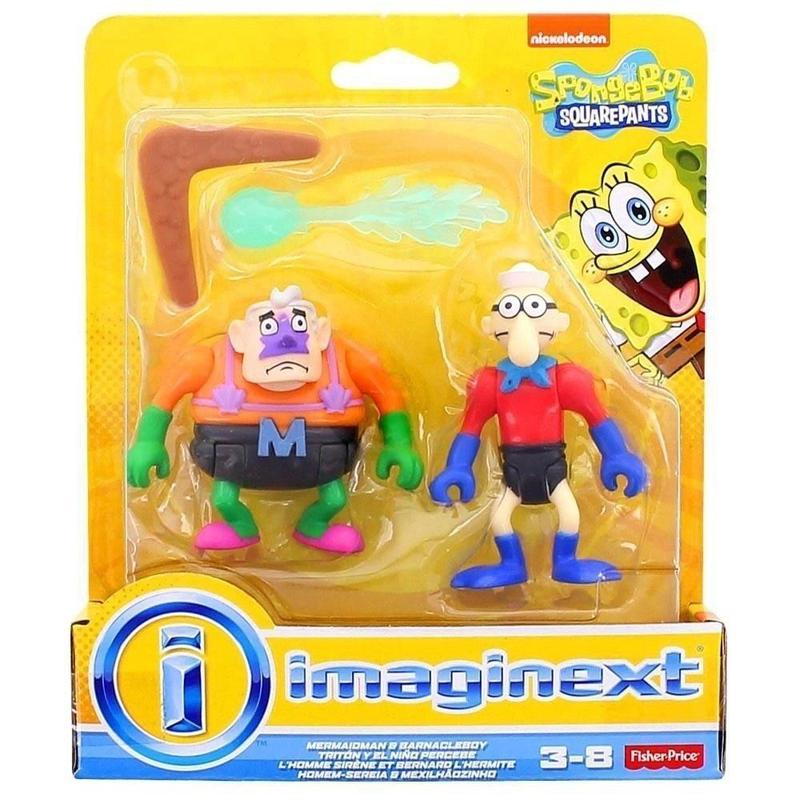 Boneco bob esponja imaginext c/3 figura basica w9586 - FISHER PRICE ...