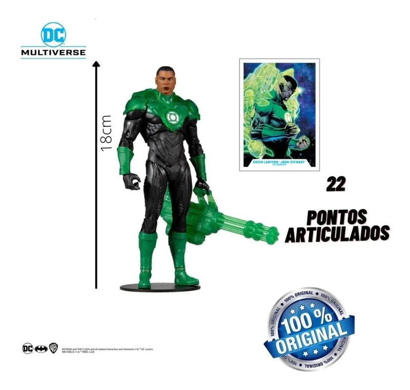 Boneco Lanterna Verde Dc Multiverse Mcfarlane Articulado 595 - Fun ...
