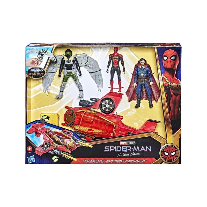 Boneco Marvel Homem Aranha 3 Fuga No Jato Aranha No Way Home F4434 ...