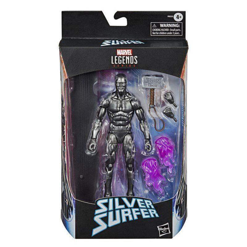 Boneco Marvel Legends Surfista Prateado Com Mjolnir - Hasbro - Bonecos ...