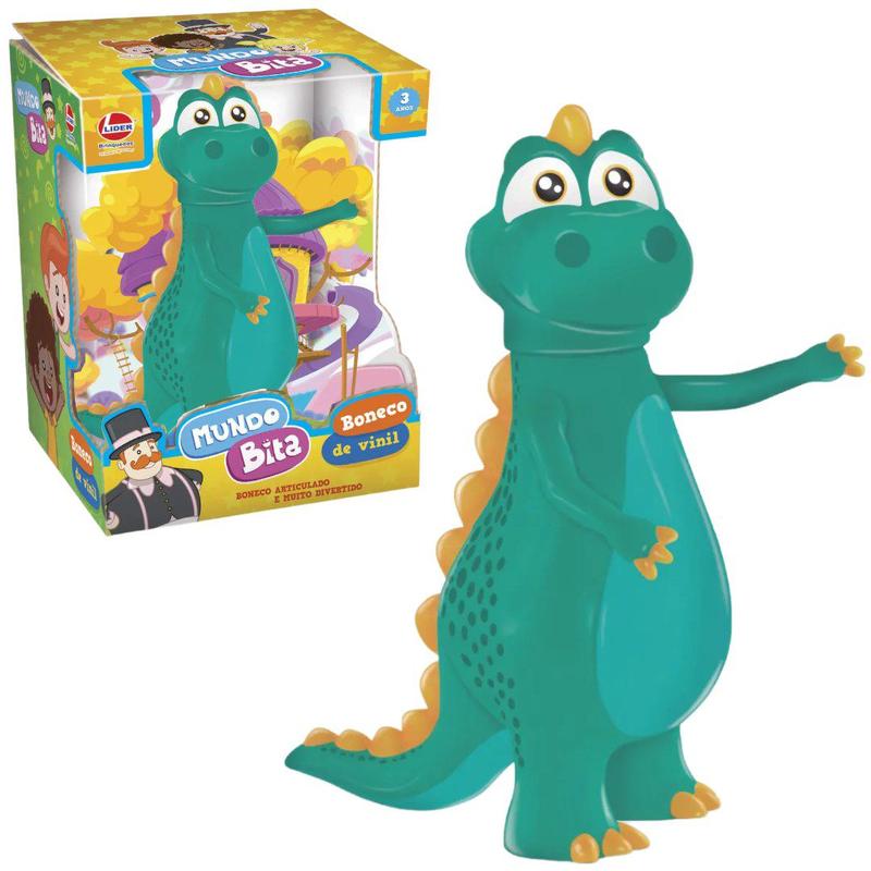Boneco Mundo Bita Figura Dinossauro Vinil Dino Argo Infantil - Lider ...