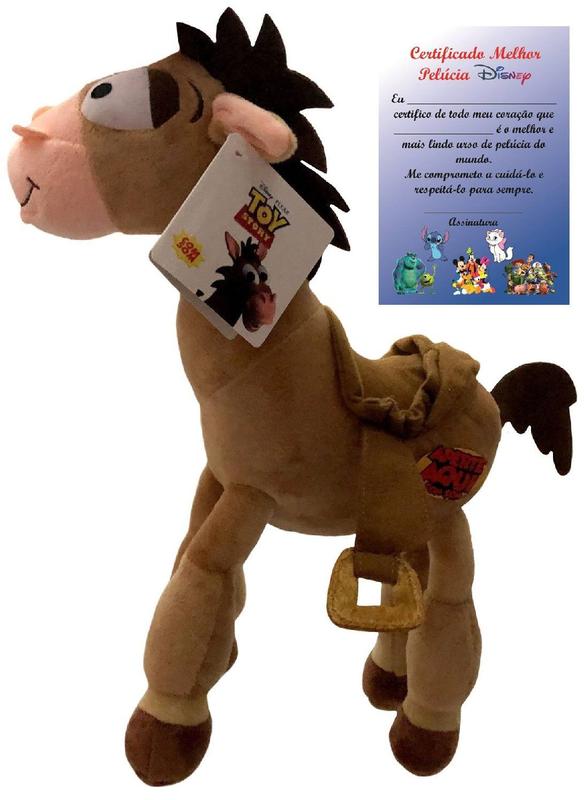 Boneco Pelúcia Cavalo Bala No Alvo Com Sons Toy Story Disney ...