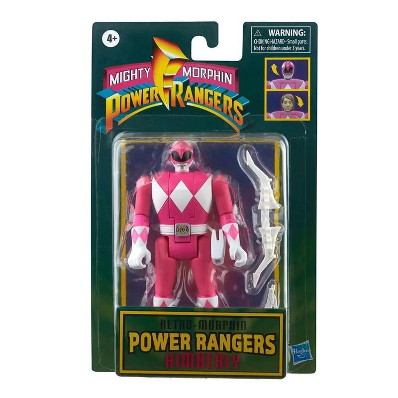 Boneco Power Rangers Clássico Retro Ranger Rosa - Hasbro - Bonecos ...