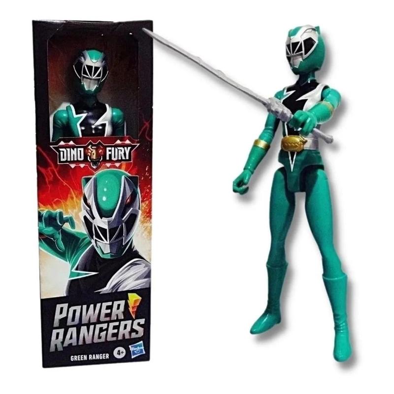 Boneco Power Rangers Dino Fury Green Ranger - 30cm - 5010993855247 ...