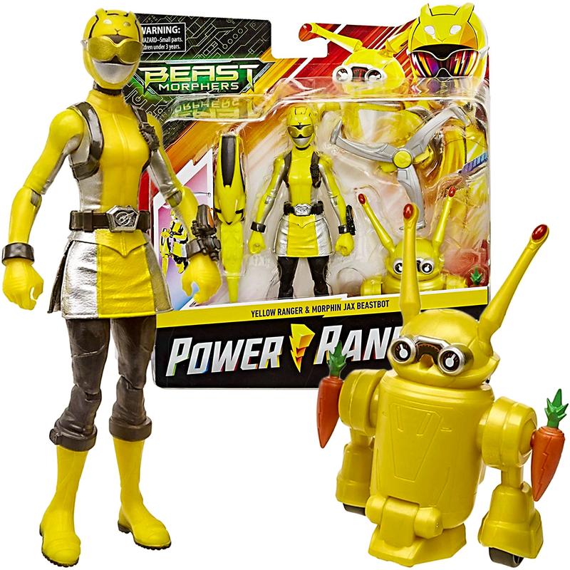 Power Rangers - Action Figure Ranger Rosso E Morphin Cruise Beastbot Da 15 Cm, Ispirati A Beast Morphers, Con Chiave Morph-X - 5
