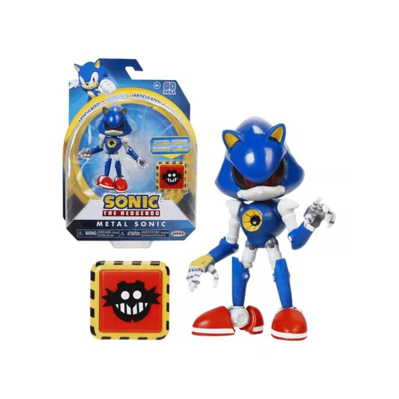 Boneco Sonic The Hedgehog Articulado Metal Sonic Candide - Bonecos ...