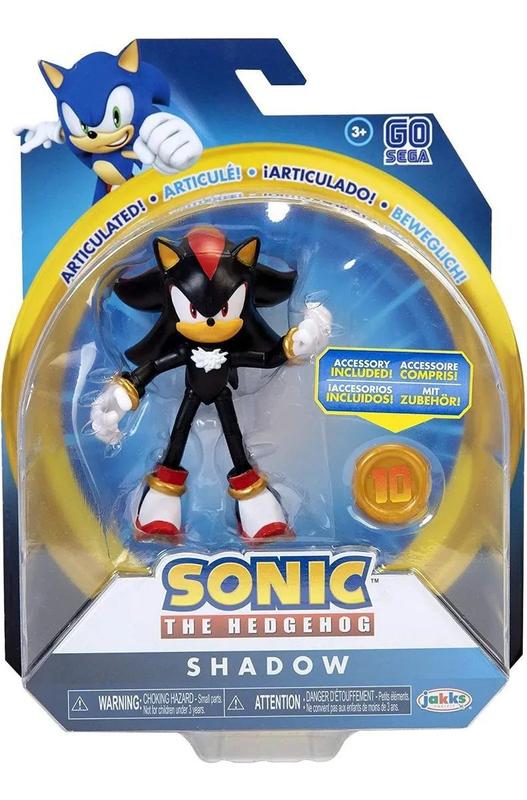 Boneco Sonic The Hedgehog Shadow Articulado - Fun F00662 - Bonecos ...