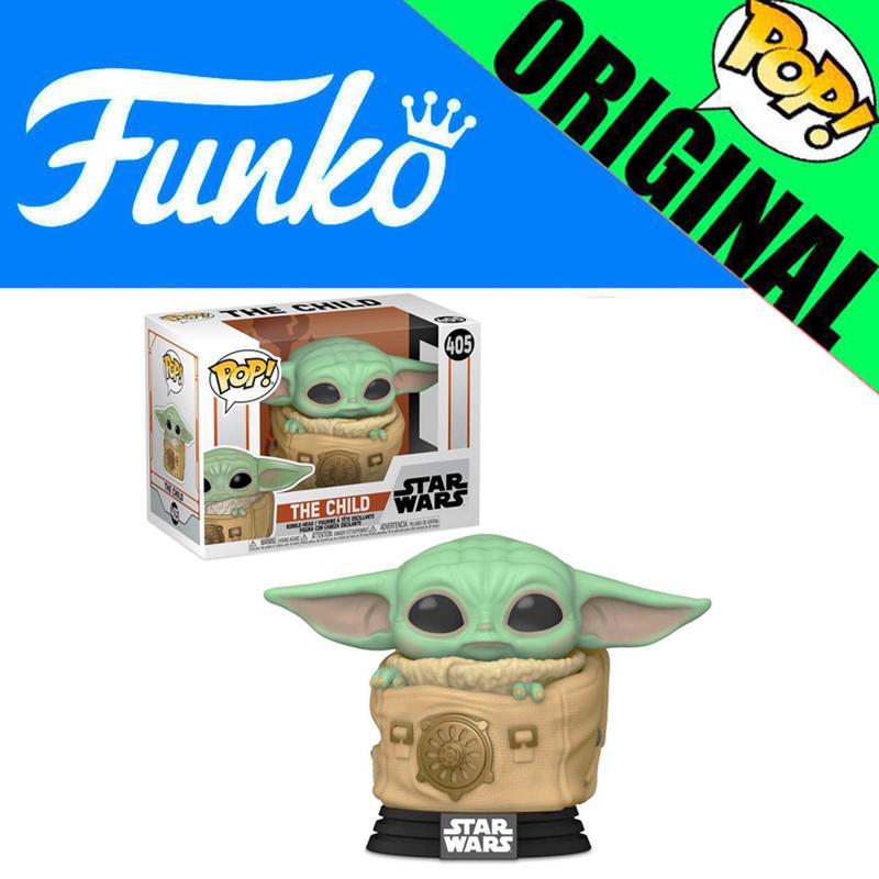 Boneco Star Wars Mandalorian The Child Baby Yoda With Carrier Pop Funko ...