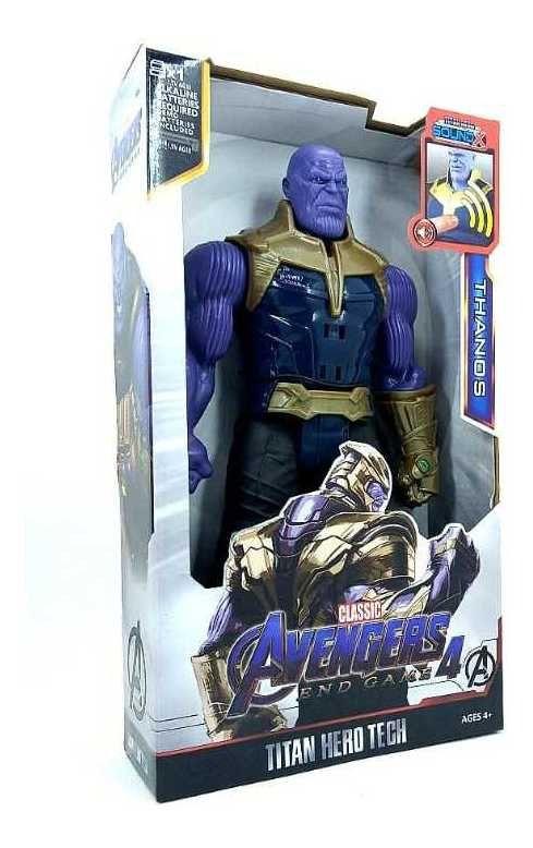 Boneco Thanos Articulado Com Luz E Som 30 Cm Unidade - IMP - Boneco ...