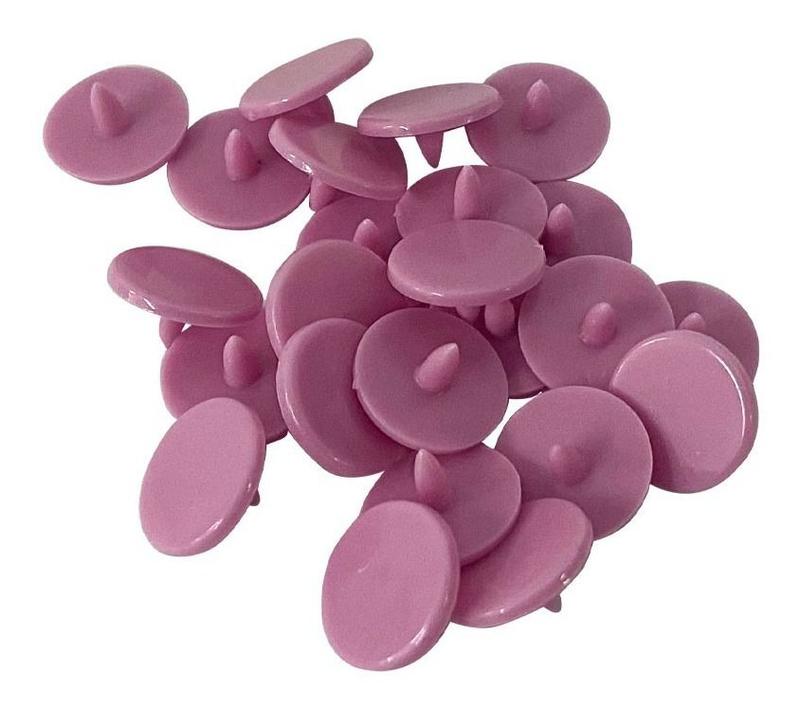 Botão De Pressão Plastico Ritas 10mm Varias Cores 200 Botões - Botões ...