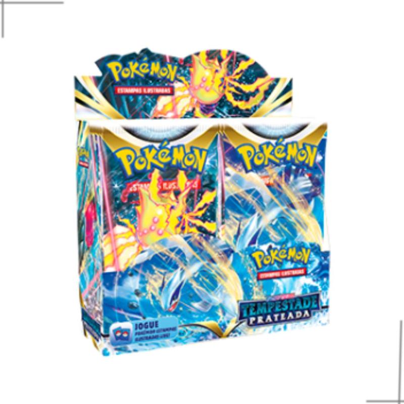 Box Cartas Pokemon Booster Espada 12 Tempestade Prateada Tcg - copag ...