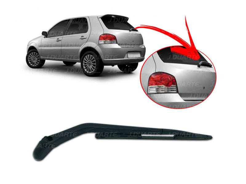 Braco Limpador + Palheta Traseiro Palio 96 97 98 99 00 - Cinoy ...