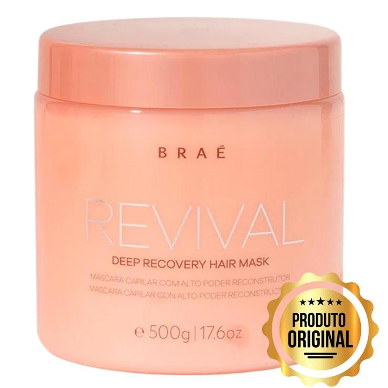 BRAÉ Revival - Máscara de Reconstrução 500g Original - Máscara Capilar ...