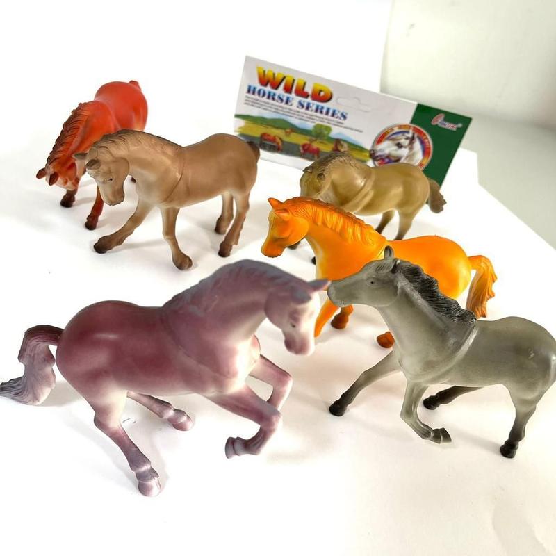 Brinquedo 10 Cavalo De Borracha Animal Haras Raças - FUN - Brinquedos ...