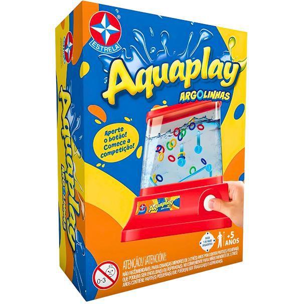 Brinquedo Aquaplay Argolinhas 1 Botão Estrela - Aquaplay - Magazine Luiza