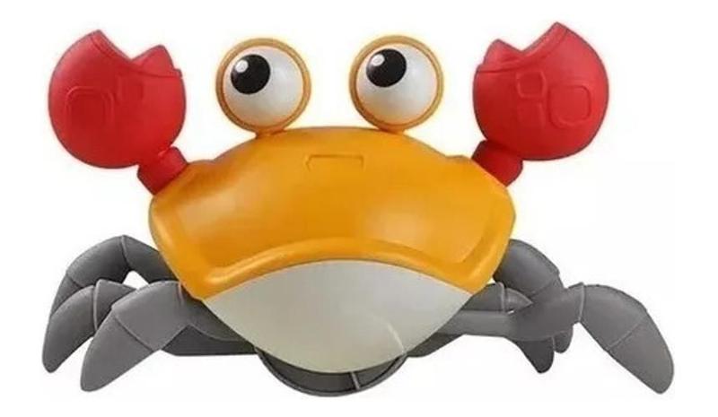 Brinquedo Caranguejo Fujão Toca Musica Sensor Indução Robô - Shopbr ...