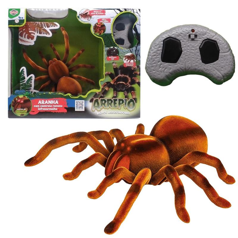Brinquedo de Controle Remoto Aranha Tarântula Arrepio - Toyng - Moto de ...