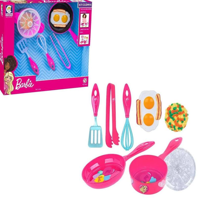 Cheff Rosa Brinquedo de Cozinha Kit Cheff da Cozinha Barbie Rosa 2494 3 ...