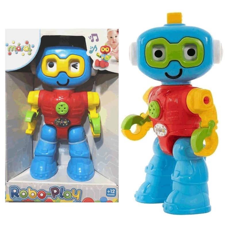 Brinquedo Didático Robô Play Com Som E Rodinhas Maral - Robô - Magazine ...