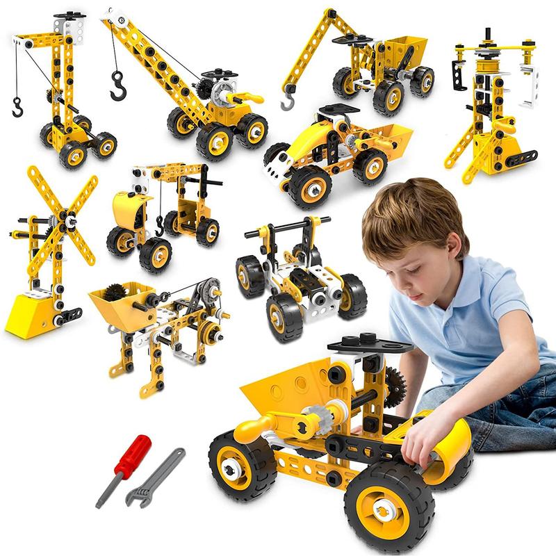 Brinquedo Encaixe Bloco De Montar 100 Pç 10 em 1 Educativo Criativo ...