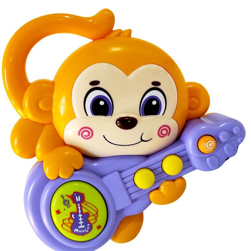 Brinquedo Infantil Bebê Musical Macaquinho Com Luz Som - Etitoys - Sons ...