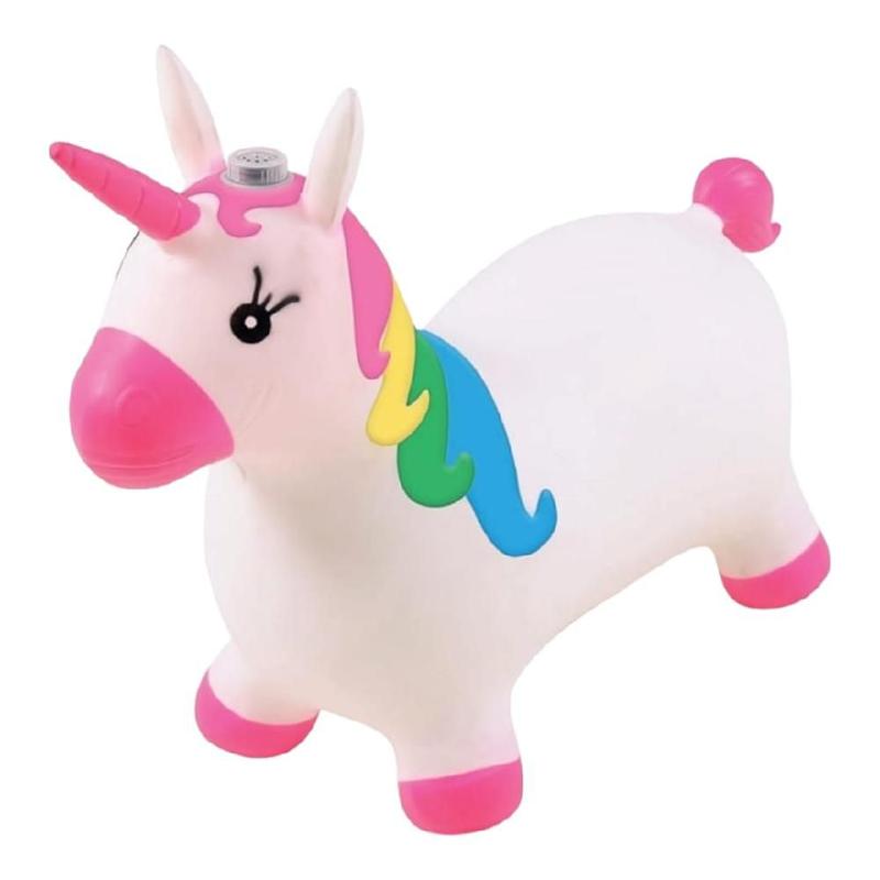Brinquedo Infantil Inflável Unicórnio Upa Upa Com Som Cavalinho - Bee ...