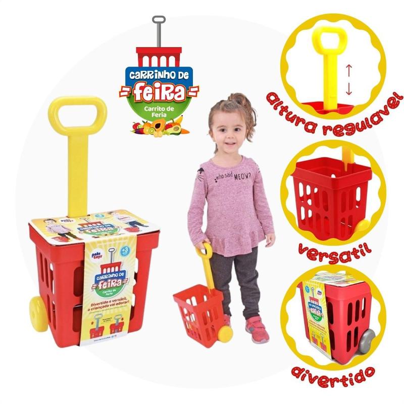 Brinquedo mini carrinho de feira mercado infantil - Pakiplast ...
