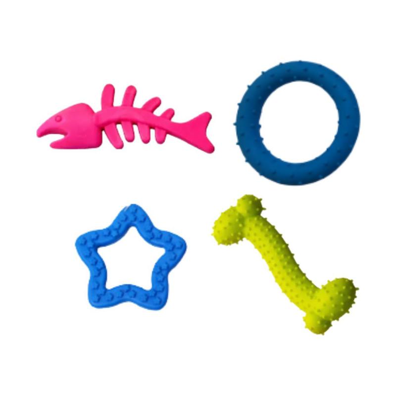 Brinquedo Mordedor Maciço Pet com 4un Kit Promocional - Elo ...