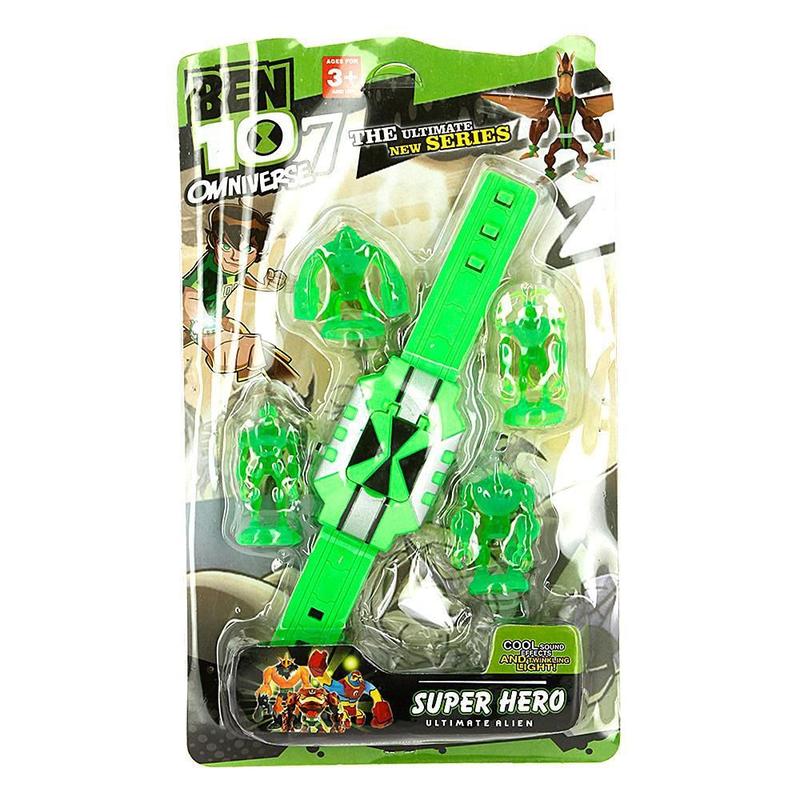 Brinquedo Relógio Ben 10 Omniverse Ominitrix Som Luz 5 Peças - Bem 10 ...