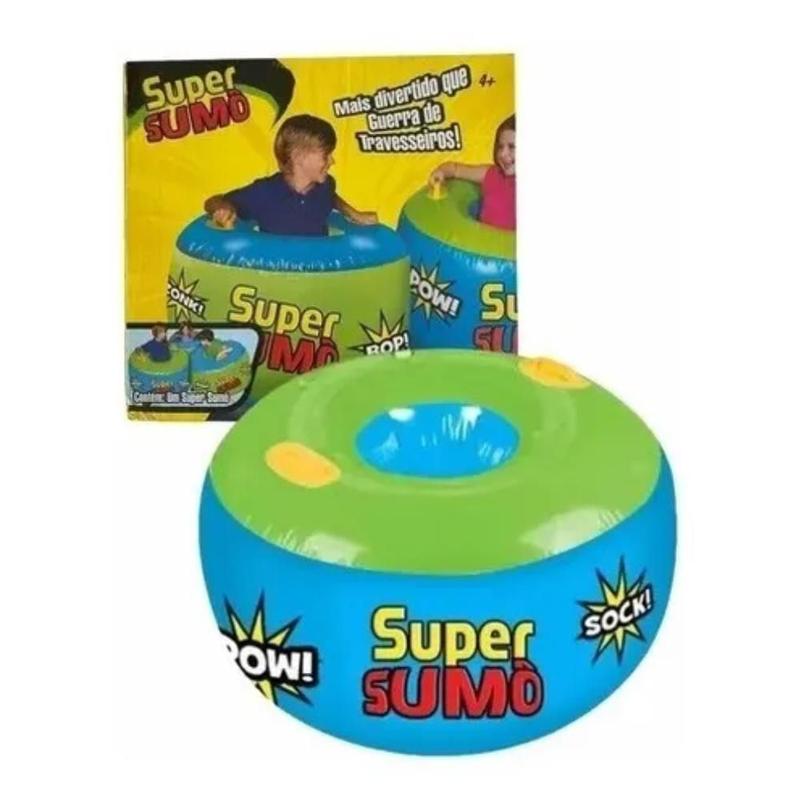Brinquedo Super Sumô Inflável Luta Infantil Long Jump - Colete Inflável ...