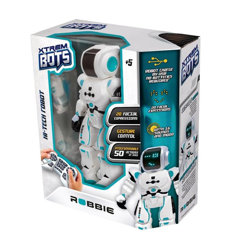 Brinquedo Xtrem Bots Robo Hi-Tech Robbie Fun - Robô - Magazine Luiza