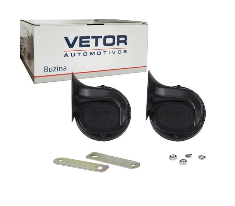 Buzina Caracol Universal 12v Com Suporte Grave E Agudo Vt215 Vetor buzina-caracol-universal-12v-com-suporte-grave-e-agudo-vt215-vetor
