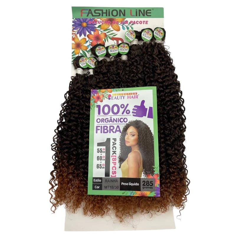 Cabelo Rainha Orgânico Cacheado Afro 65cm 285g Fashion Line - Rass Hair ...