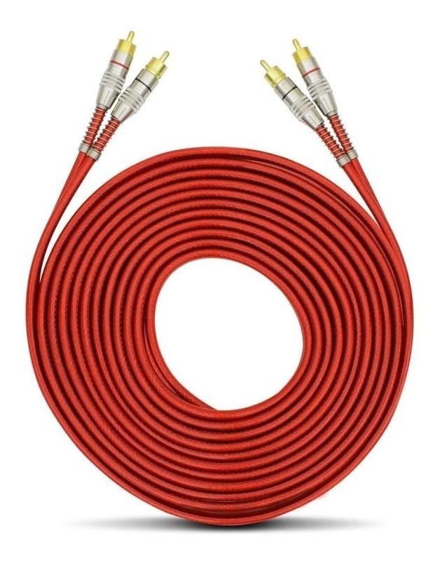 Cabo Rca 5 Metros Dupla Blindagem Cobre 5m Blindado 5mm - Tech One ...