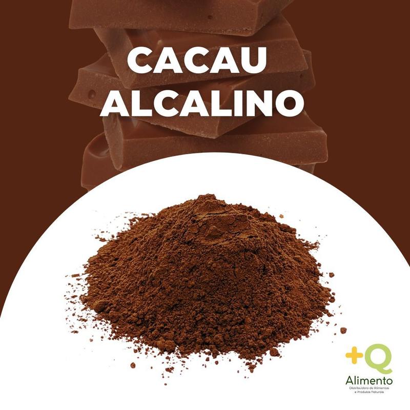 Cacau em pó alcalino 1kg - a granel - +QAlimento - Cacau em Pó ...