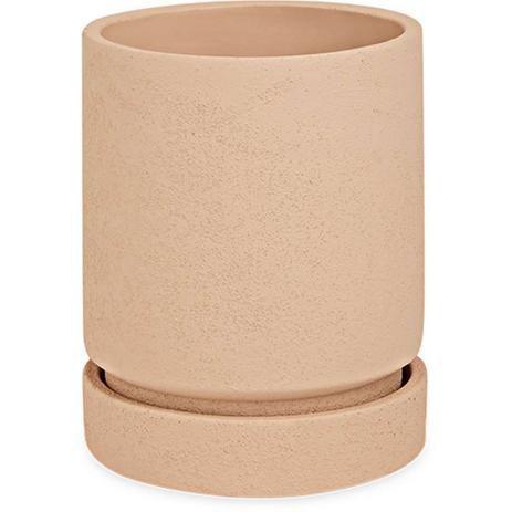 Cachepot Oslo em Cimento II - Nude - Mart Collection - Cachepot