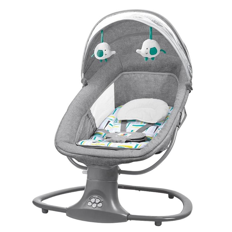 Cadeira De Descanso Bebê Infantil Automática Com Bluetooth Techno ...
