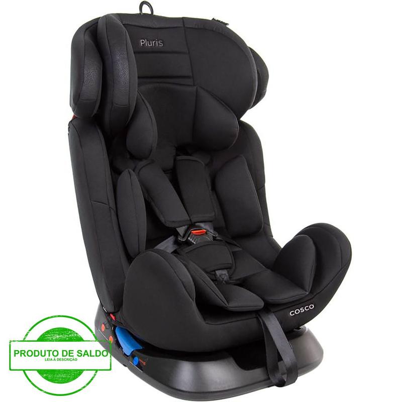 Cadeira para Auto 3 Posições Reclinável Infantil Pluris Cosco Preto ...