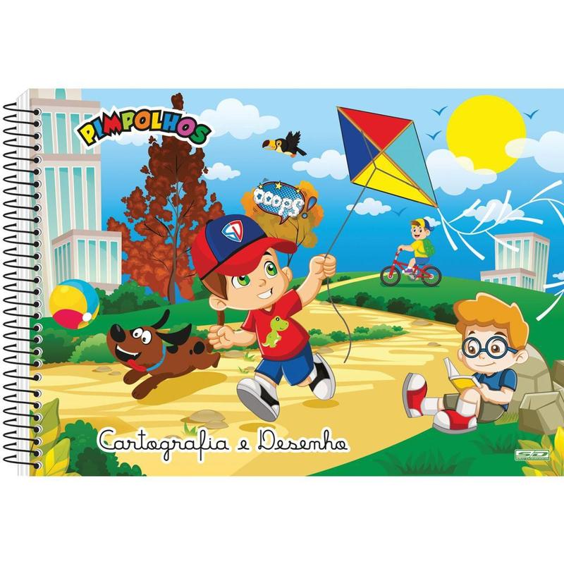 Caderno Desenho Univ Capa Dura Pimpolhos Menino 60f Sao Domi - SAO ...