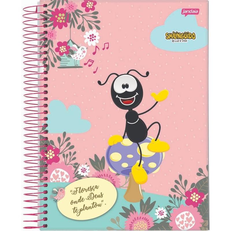Caderno Smilinguido 10 matérias Espiral - Jandaia - Caderno - Magazine ...