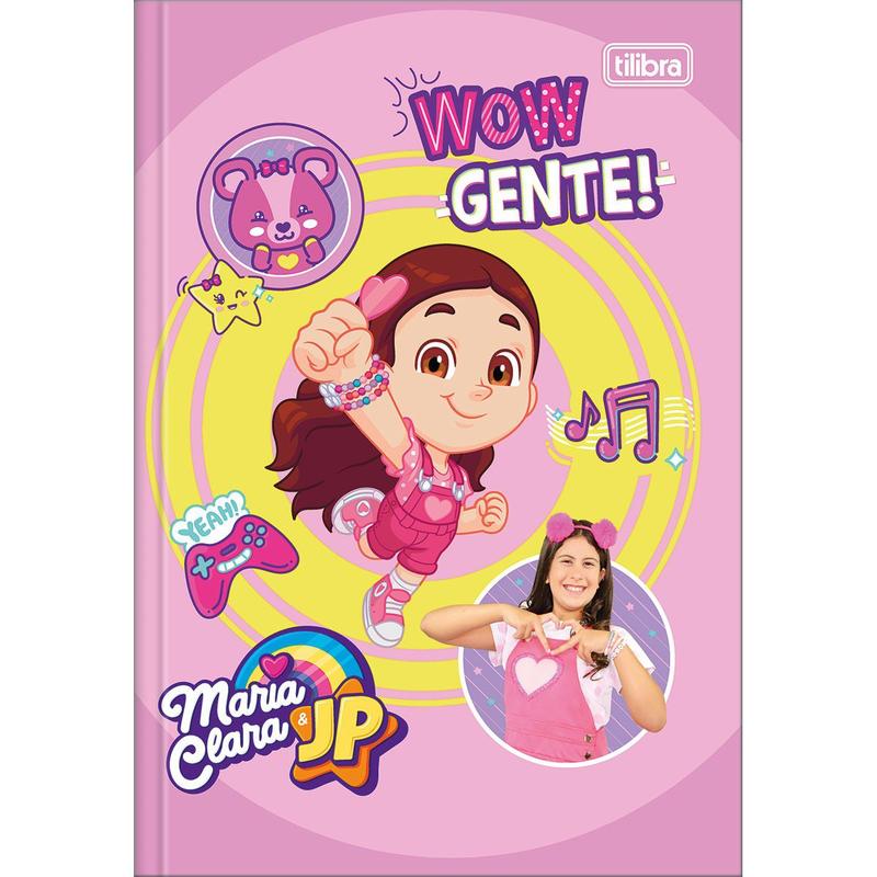 Caderno Tilibra 1x1 Maria Clara e JP brochura 80 folhas - Caderno ...